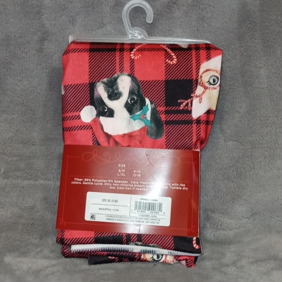 0914 Wondershop Fleece Lined Holiday Leggings - Picture 3 of 3